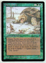 Giant Turtle - Legends Edition - 1994 - Magic The Gathering - $2.49
