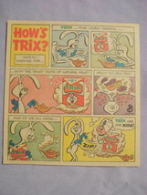 1964 Ad Trix Cereal by General Mills with The Trix Rabbit Trix Are For Kids - $7.99