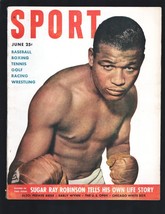 Sport  6/1951-MacFadden-Sugar Ray Robinson-Pee Wee Reese-Chicago White Sox-Mi... - £39.33 GBP