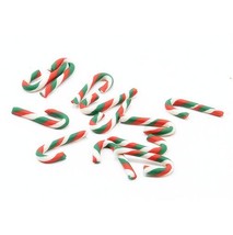 Dollhouse Candy Canes Christmas 1 Dozen Green, Red, White mul2698b Miniature - £7.11 GBP