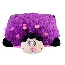 Pillow Pets Pee Wees Purple Ladybug Rolls Up Plush Stuffed Animal Toy Pu... - £11.67 GBP