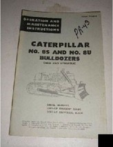 Caterpillar Cat No 8S 8U Bulldozers Operation Maintenance Manual - £15.33 GBP