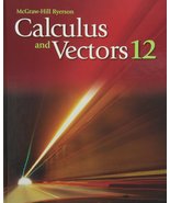 Calculus and Vectors 12 Student Edition [Hardcover] Bates, Bryce; Bouche... - £39.43 GBP