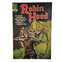 Robin Hood #1 1963 Dell Silver Age Comic Book VG Merry Men Sherwood Forest - £10.26 GBP