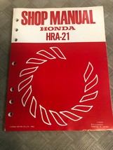 Honda Lawn Mower HRA-21 HRA21 Service Shop Repair Manual OEM - €12,92 EUR