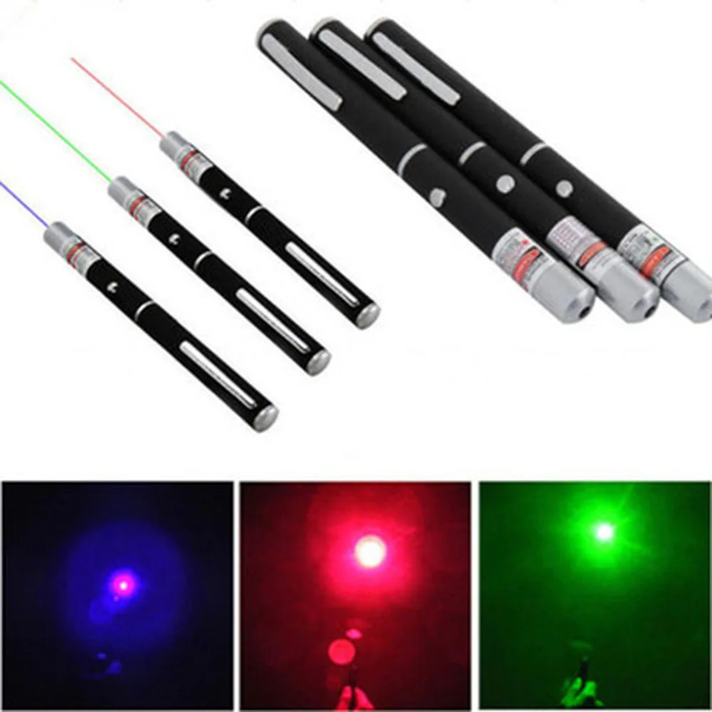 1pcs 5mw high power lazer pointer 650nm 532nm 405nm red blue green a sight light pen thumb200