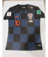 Luka Modric Croatia 2018 World Cup Semi-Final Stadium Black Away Soccer ... - $124.09 CAD