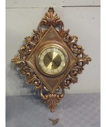 Hollywood Regency Wall Clock 8 Day With Key Crestyle Accessories USA 20&quot;... - $93.77 CAD