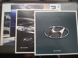 Vintage Hyundai Car Brochures Lot 2009 2010 2000 2018 Canada - $191.98 MXN