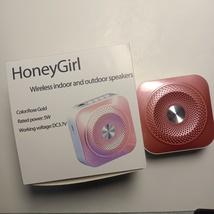 HoneyGirl Wireless Speakers   Rose Gold, Indoor & Outdoor Sound Delight image 4