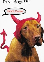 Lot of 4 Devil Dogs Halloween Cards w/Envelopes! - $8.86