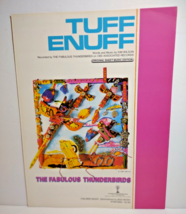 The Fabulous Thunderbirds Tuff Enuff Sheet Music 1985 Pop Rock Blues Music - £11.19 GBP