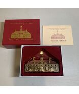 1999 Mount Vernon 3D House 24 kt Gold Finish Ornament w/ Original Box - €13,06 EUR