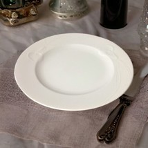 Classic Flair Mikasa Dinner Plate All White Calla Lily Replacement Single Piece  - $29.68