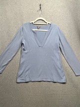 J. Jill Cashmere Blend Pullover Shirt Womens Petite Size S Casual Minimalist - £22.30 GBP