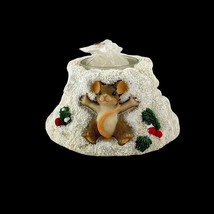 Fitz and Floyd Charming Tails Snow Angels Votive Holder 93/482 Handcrafted - £20.17 GBP