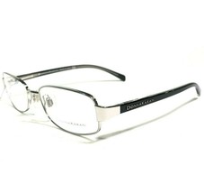 Donna Karan Eyeglasses Frames DK3551 1002 Black Silver Round Full Rim 50-16-130 - $41.86