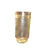 Vntg Drinking Glass  &quot;Chateau&quot; by Libbey  Pebble Texture Green Tint, 6 i... - $13.41 CAD