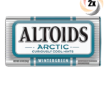 2x Tins Altoids Arctic Wintergreen Flavor Mints | 50 Per Tin | Fast Ship... - $11.11