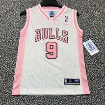 Chicago Bulls Deng #9 Jersey Shirt Youth Girls Small 7-8 Reebok NBA V-Ne... - $54.49 CAD