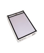Stitched Shop Ticket Holders 6&quot; x 9&quot; 25 count BOX Clear both sides C-Lin... - $34.23
