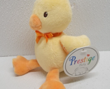 Prestige Baby Stuffed Duck Plush Yellow &amp; Orange Gingham - New with Tag! - $19.79