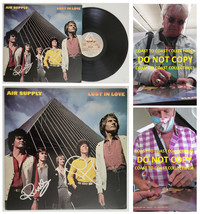 Russell Hitchcock Graham Russell signed Air Supply Lost in Love album CO... - $296.99