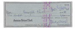 Stan Musial St.Louis Cardinaux Signé Banque Carreaux #5506 Bas - £93.32 GBP