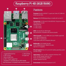 New Geeek Pi Raspberry Pi 4 8GB Ram 64GB Edition Desk Pi Lite Wi Fi Hdmi Usb - £114.02 GBP