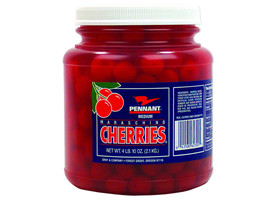Pennant No Stem Whole Medium Maraschino Cherries, 1/2 Gallon Jar - £30.03 GBP