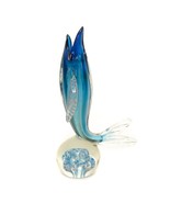 Vintage Art Blown Glass Blue Whale Control Bubbles Murano ? Paperweights... - £79.09 GBP