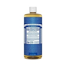 Dr. Bronner&#39;s Magic Soaps Pure-Castile Soap, 18-in-1 Hemp Peppermint, 32-Ounce B - £44.76 GBP