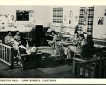 Vtg Postcard 1940s Camp Roberts California CA - Recreation Hall Unused - $5.89