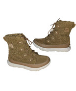 SOREL Explorer II Joan Cozy Boots Size 10 Nova Sand Beige Faux Fur Lined... - $52.11 CAD