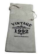 Vintage Premium Quality 1992 Aged Perfection Wine Bottle Bag - €16,04 EUR