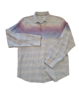 TOMMY BAHAMA - Men&#39;s Large - ISLAND ZONE - Button Up - Longsleeve Stripe... - $28.69