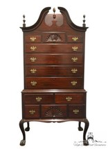 W. A. HATHAWAY Co. Solid Mahogany Traditional 42&quot; Twelve Drawer Highboy Chest - £1,803.36 GBP