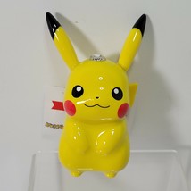 Pikachu Pokemon Decoupage Christmas Tree Ornament 2021 New with Tag 4.5&quot; Tall - £12.33 GBP
