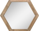 Stonebriar Decorative 24&quot; Hexagon Hanging Wall Mirror With, And Entryway. - $40.97