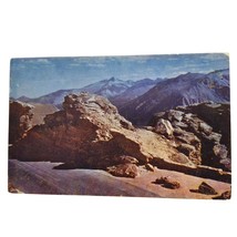 Postcard The Famous Long&#39;s Peak From Trail Ridge Colorado Chrome Unposted - $6.98