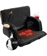 ACELETIQS  Heated Stadium Seats for Bleachers with Back Support, Black - £95.19 GBP