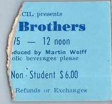 Vintage Doobie Brothers Ticket Stub Maggio 10 1975 Folsom Campo Boulder Colorado - £38.26 GBP