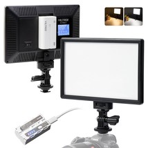 VILTROX L116T 3300K-5600K LED Photography Light Kit with NP-F550 Battery, Super  - £57.49 GBP