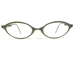 Lindberg Brille Rahmen Mod. 5100 Matt Grau Cat Eye Streifen Titan 49-19-135 - £186.55 GBP