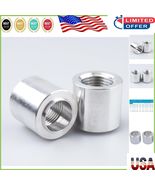 1/2&quot; NPT Aluminum Weldable Bung Set: Compact Fuel Fitting, 2-Piece Colle... - $31.87 CAD