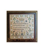 Maria Pillings 1818 Sampler - Cross Stitch Pattern - $19.99