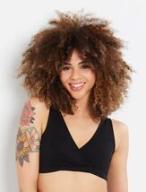 Motherhood Wrap Maternity &amp; Nursing and Sleep Cotton Bra Black *NEW* u1 - $12.99