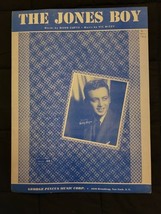 Vintage Sheet Music The Jones Boy Bobby Wayer - $147.02 MXN