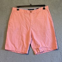 Tommy Hilfiger Mens Chino Shorts Size 36 Salmon Pink Cotton Casual - $10.89