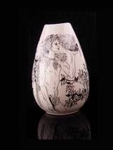 Vintage Apollo Vase / 10&quot; Mythical God art / signed and dated / Erotic art vase  - £113.76 GBP